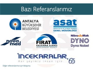 Bazı Referanslarımız
Diğer referanslarımız için tıklayınız.
 