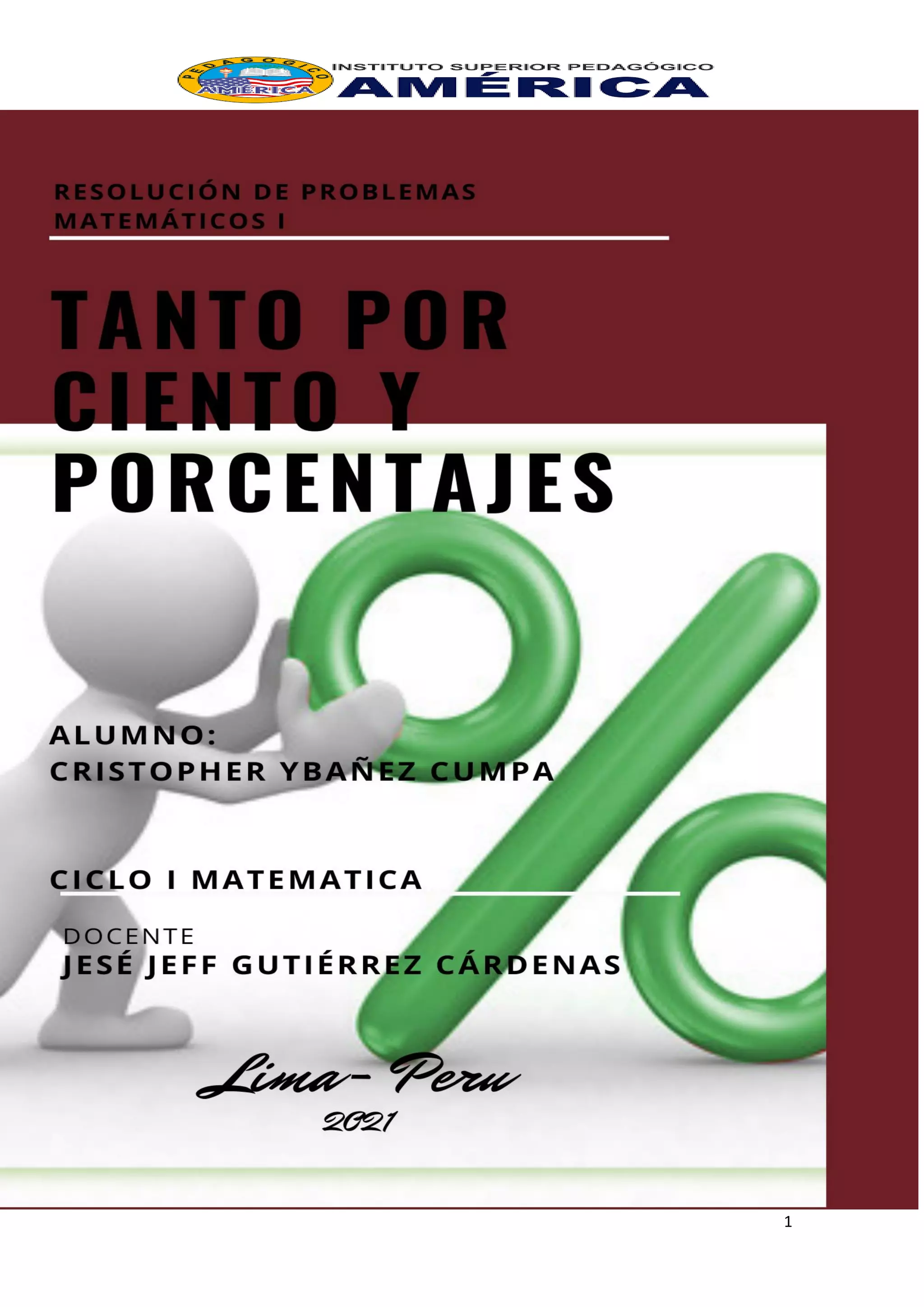 Tanto por ciento y porcentajes (1) | PDF, image size:2048x2897