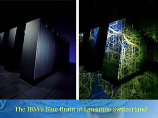 The IBM’s Blue Brain at Lausanne Switzerland
 