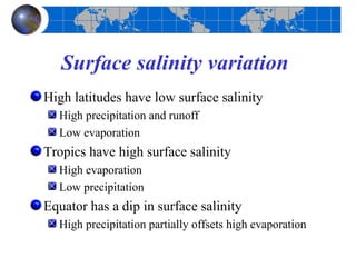 Salinity and it's distribution | PPT