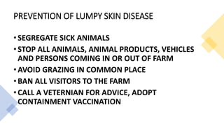 Lumpy Skin Disease slideshare | PPTX