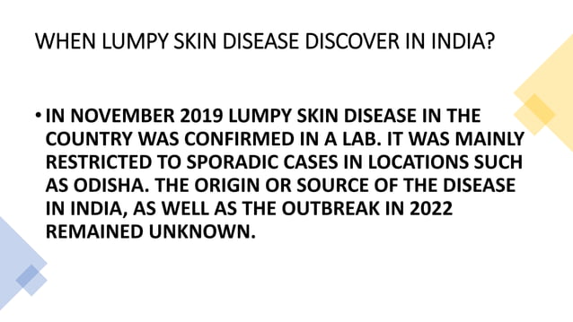 Lumpy Skin Disease slideshare | PPTX | Skin and Dermatology | Diseases ...
