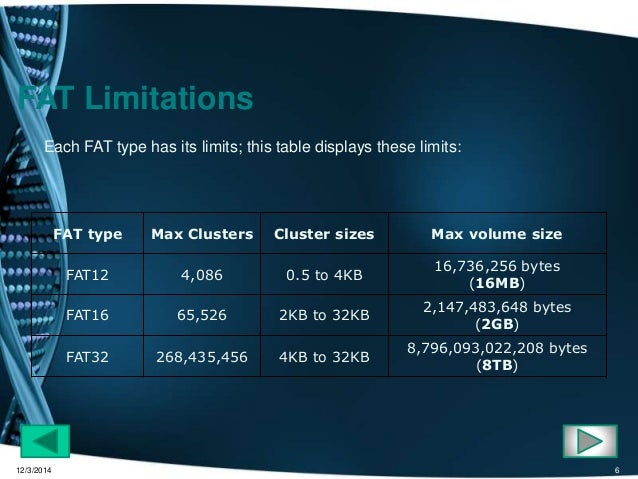ntfs vs fat ntfs max size