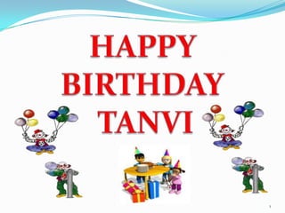 HAPPY  BIRTHDAY  TANVI 1 