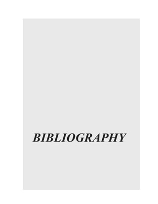 BIBLIOGRAPHY
 