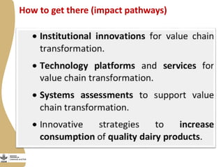 Maziwa Zaidi: From impact pathways to theory of change