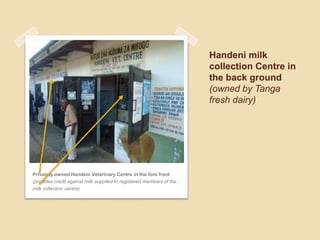 Tanzania dairy value chain development: Pre site selection scoping study