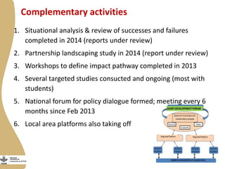Update on “Maziwa Zaidi”—Tanzania dairy value chain development program 