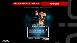 PORTFÓLIO GM - HOTSITE QUARTETO FANTÁSTICO 