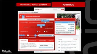 PORTFÓLIO DESENBAHIA - PORTAL GOVERNO 