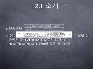 2.1

            +   TAG SUIT RANK    NEXT
            +            TITLE


1. [04]
        (a) SUIT(NEXT(TOP))             (b)
  NEXT(NEXT(NEXT(TOP)))                       ?
 