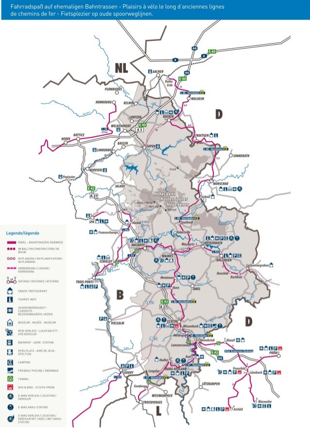 Carte/Kaart/Karte/Map RAVeL