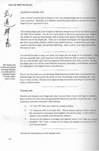 Tao of Jeet Kune Do - Bruce Lee