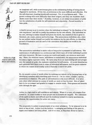 Tao of Jeet Kune Do - Bruce Lee