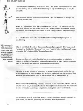 Tao of Jeet Kune Do - Bruce Lee