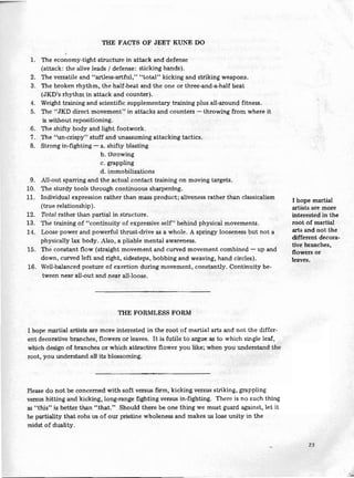 Tao of Jeet Kune Do - Bruce Lee