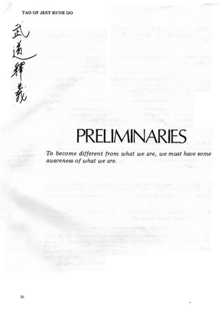 Tao of Jeet Kune Do - Bruce Lee