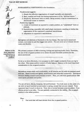 Tao of Jeet Kune Do - Bruce Lee