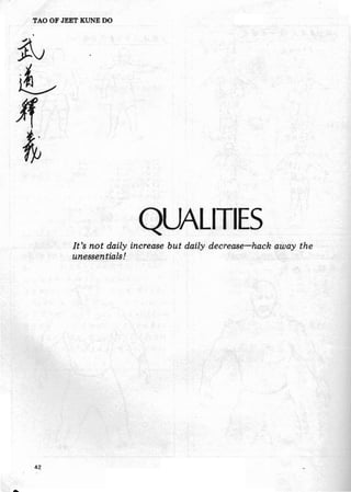 Tao of Jeet Kune Do - Bruce Lee