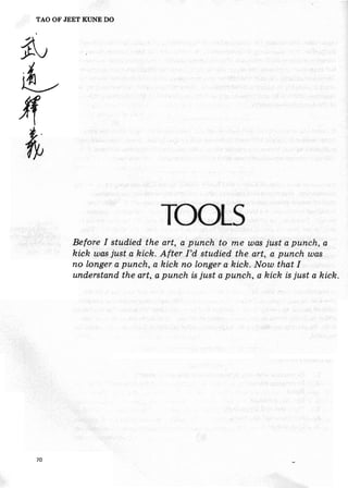 Tao of Jeet Kune Do - Bruce Lee