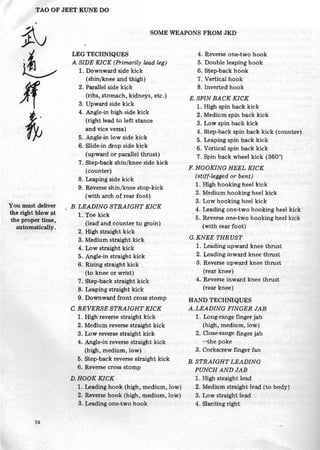 Tao of Jeet Kune Do - Bruce Lee