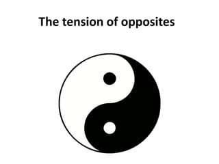 The tension of opposites 
