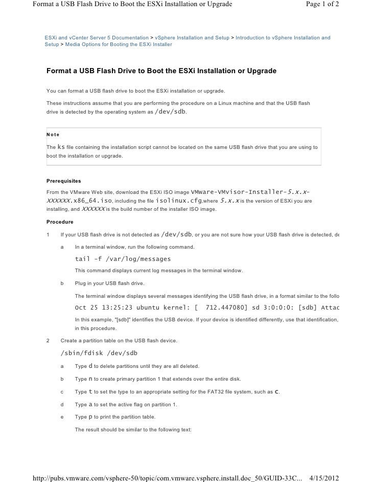 create vmware esxi usb boot create vmware esxi usb boot