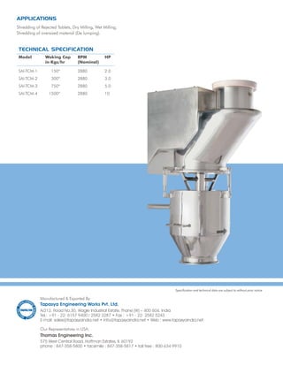 Tap-Cone-Mill | PDF