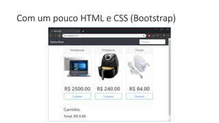 Com um pouco HTML e CSS (Bootstrap)
 