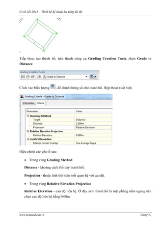 Tap 1 civil 3 d 2013 quy hoach cao do nen - thoat nuoc do thi | PDF