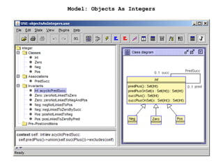 Model: Objects As Integers
 