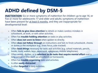 Dr Quillin on ADHD at TAPA 2014 | PDF