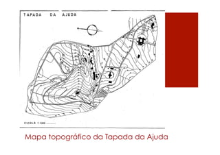 Mapa topográfico da Tapada da Ajuda
 