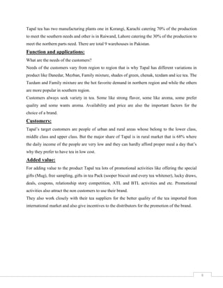 Expertise – Tea Blending. 