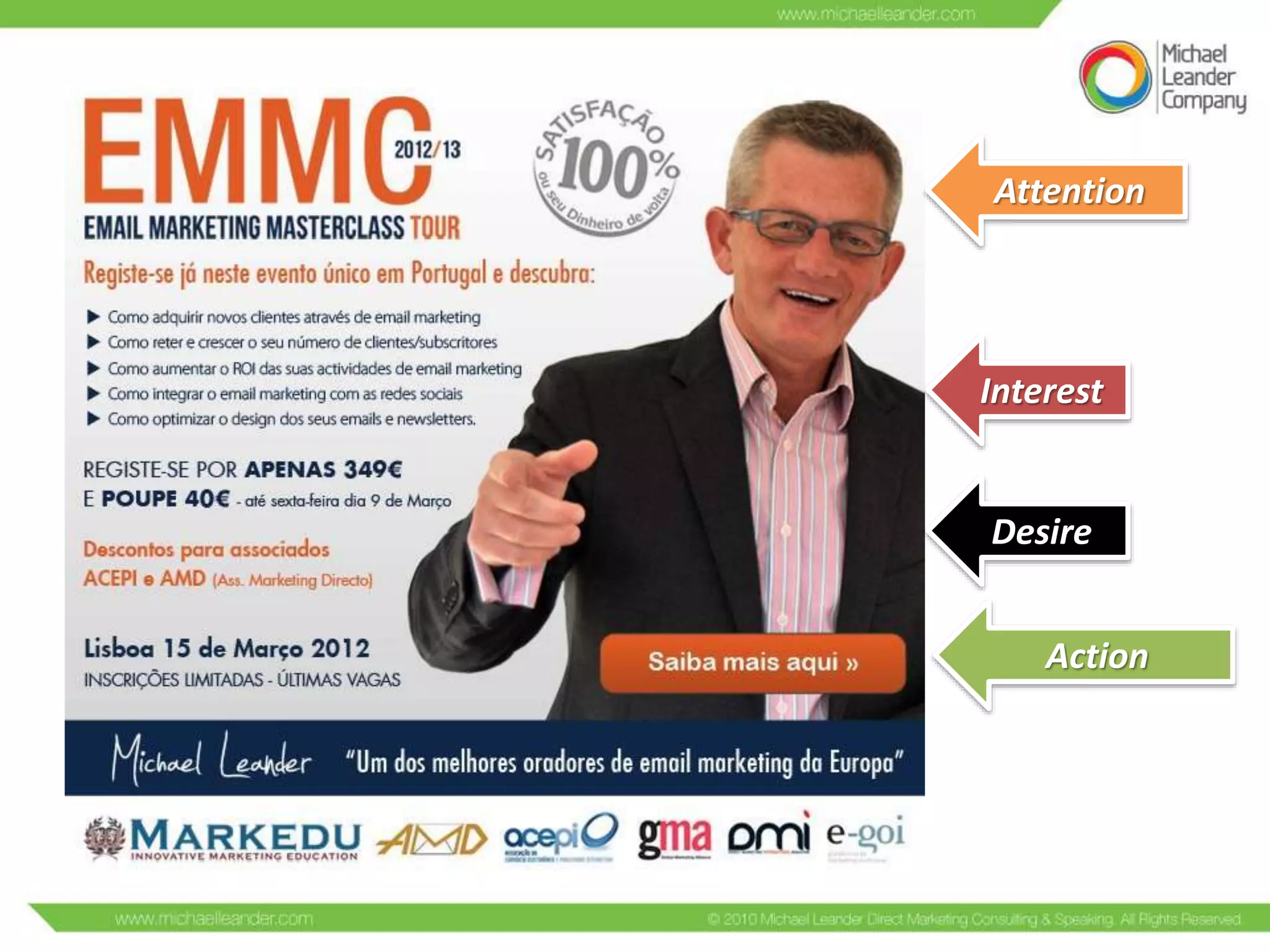 Attention

Interest

Desire
Action

 