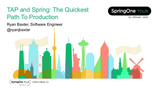 │©2022 VMware, Inc.
Ryan Baxter, Software Engineer
@ryanjbaxter
TAP and Spring: The Quickest
Path To Production
 