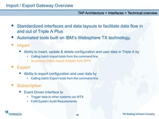 TAP Temenos Transact Architecture in detail | PDF