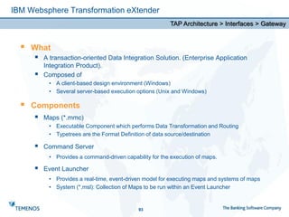 TAP Temenos Transact Architecture in detail | PDF