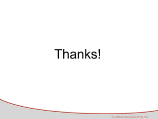 Tapasco Economic analysis of mitigation alternatives july 2012