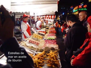 Estrellas de mar en aceite de tiburón