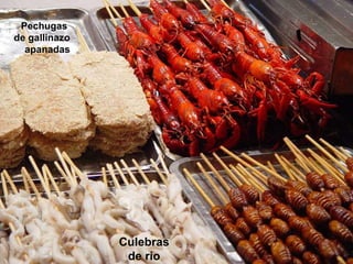 Pechugas de gallinazo apanadas Culebras de río