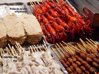 Peito de urubu empanado Cobras de rio