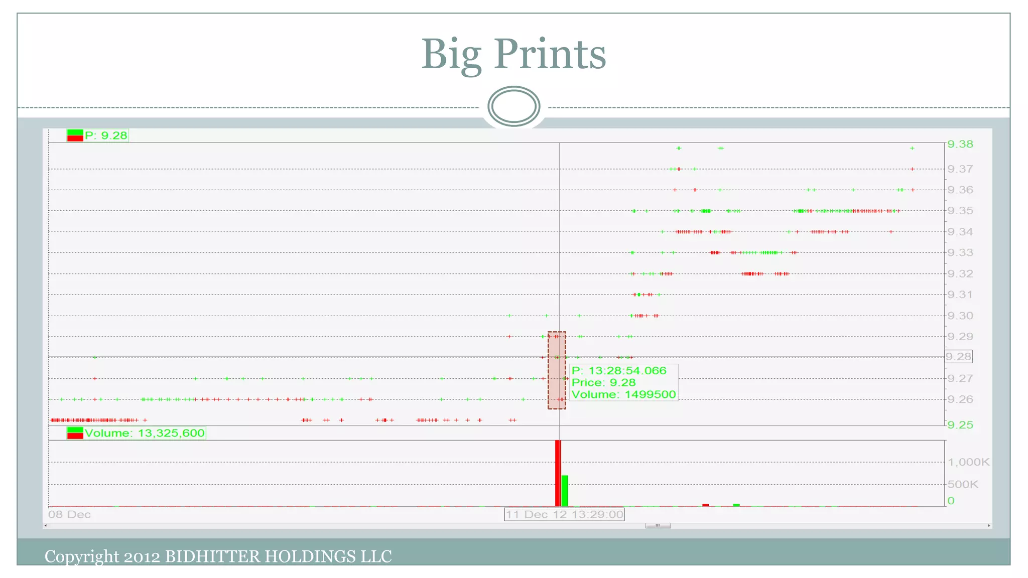 Big Prints
Copyright 2012 BIDHITTER HOLDINGS LLC
 