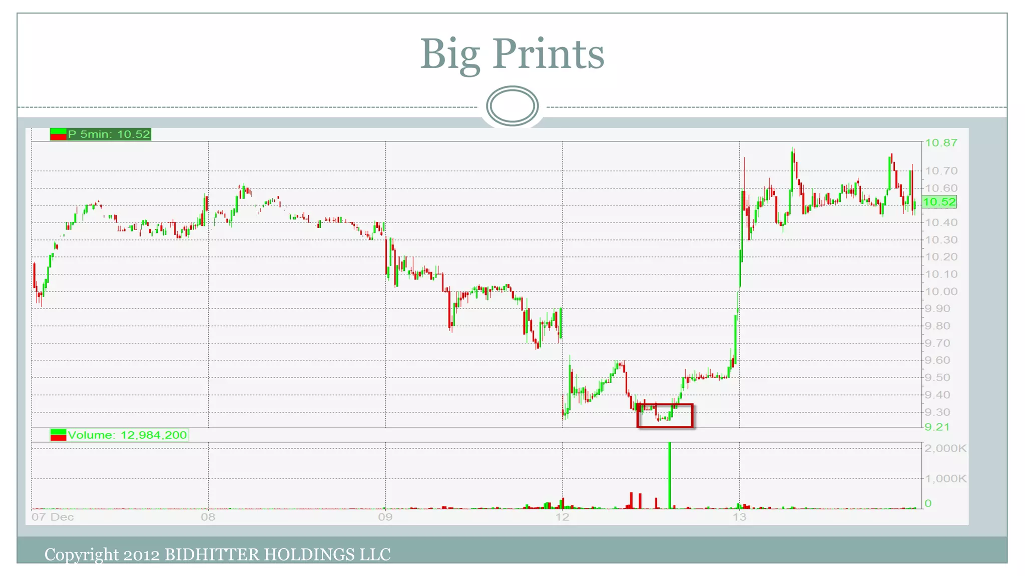 Big Prints
Copyright 2012 BIDHITTER HOLDINGS LLC
 