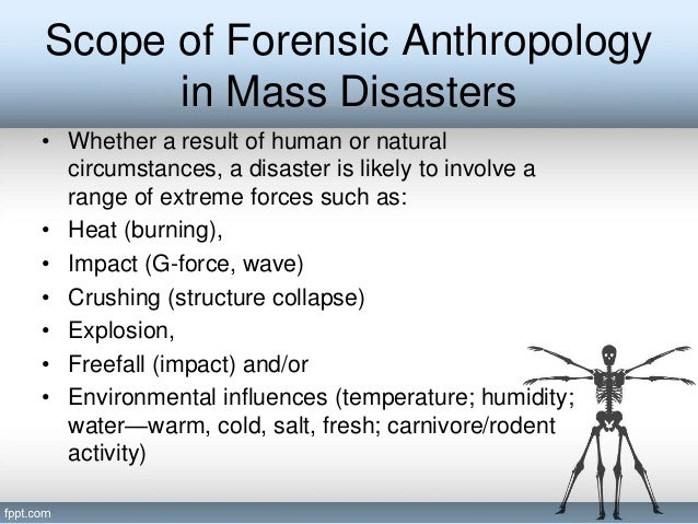 scope of forensic anthropology