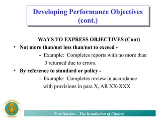 Triangle Performance Army TOTAL ARMY PERFORMANCE EVALUATION SYSTEM Trng.ppt