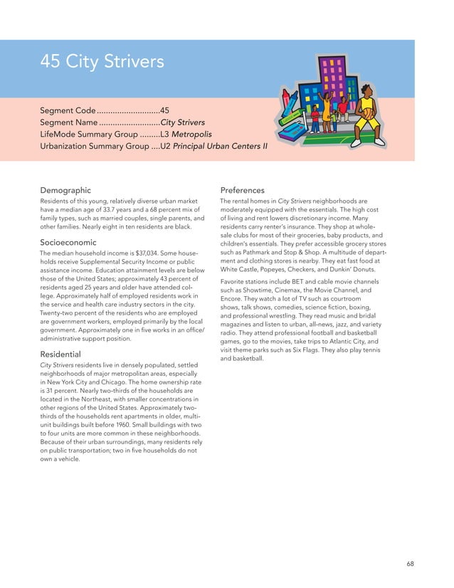 Esri Tapestry Segmentation Reference Guide