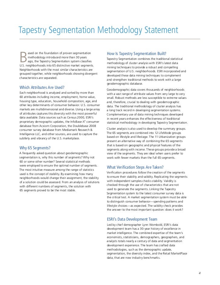 Tapestry Segmentation