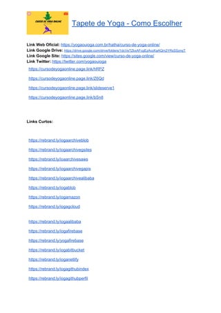 Tapete de Yoga - Como Escolher
Link Web Oficial: ​https://yogaouioga.com.br/hatha/curso-de-yoga-online/
Link Google Drive: ​https://drive.google.com/drive/folders/1dcVeTZkxAFcgEzAvzKaAQm2YRsSSznqT
Link Google Site: ​https://sites.google.com/view/curso-de-yoga-online/
Link Twitter: ​https://twitter.com/yogaouioga
https://cursodeyogaonline.page.link/hRPZ
https://cursodeyogaonline.page.link/Z6Qd
https://cursodeyogaonline.page.link/slideserve1
https://cursodeyogaonline.page.link/bSn8
Links Curtos:
https://rebrand.ly/iogaarchiveblob
https://rebrand.ly/iogaarchivegsites
https://rebrand.ly/ioaarchivesaws
https://rebrand.ly/iogaarchivegapis
https://rebrand.ly/iogaarchivealibaba
https://rebrand.ly/iogablob
https://rebrand.ly/iogamazon
https://rebrand.ly/iogagcloud
https://rebrand.ly/iogaalibaba
https://rebrand.ly/iogafirebase
https://rebrand.ly/yogafirebase
https://rebrand.ly/iogabitbucket
https://rebrand.ly/ioganetlify
https://rebrand.ly/iogagithubindex
https://rebrand.ly/iogagithubperfil
 