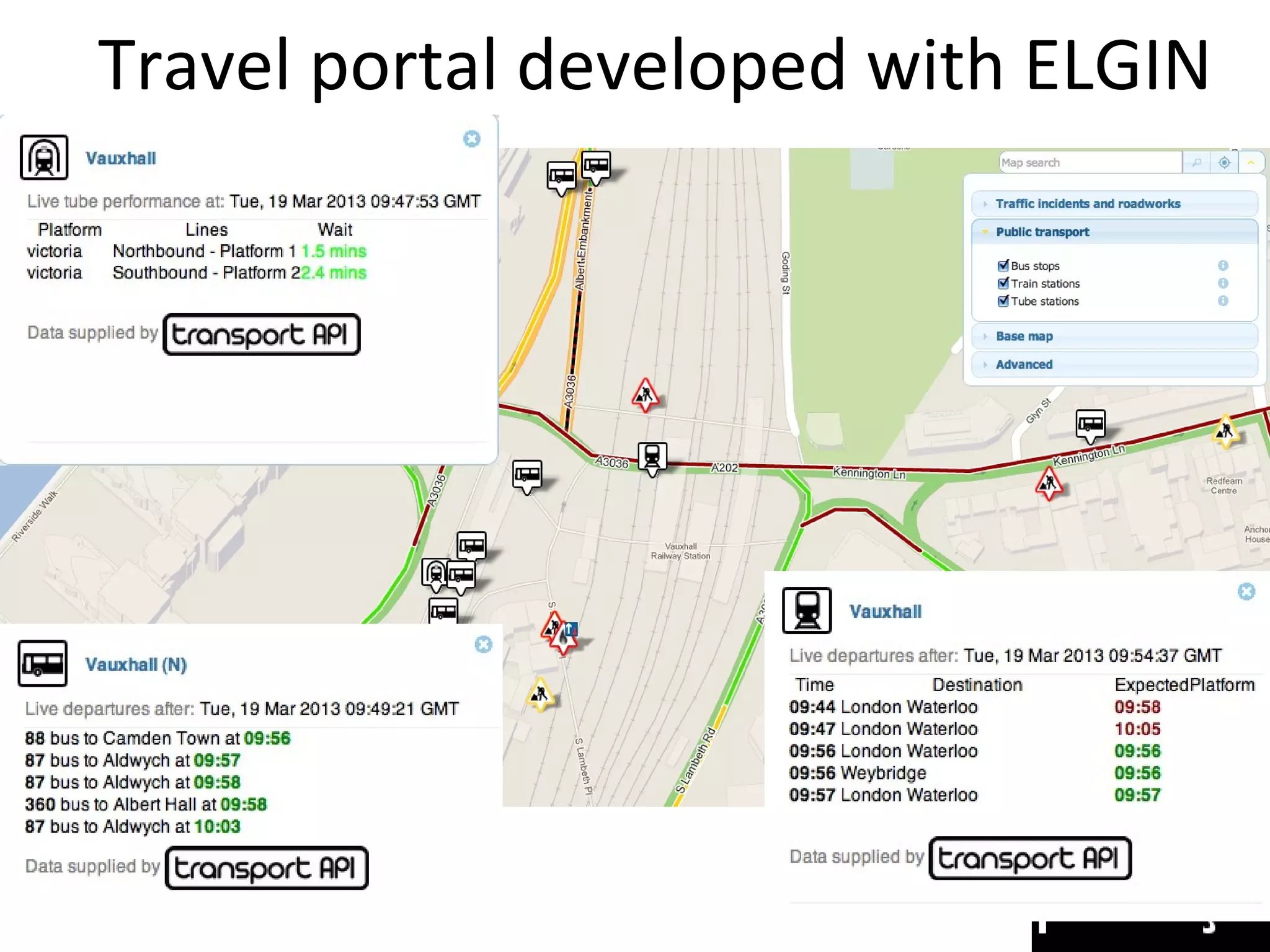 Travel portal developed with ELGIN
 
